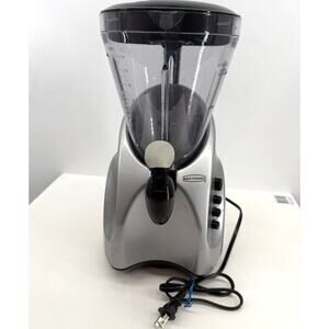 Smoothie Plus 600 Blender Drink Dispenser Back to Basics 56 Oz Silver Black